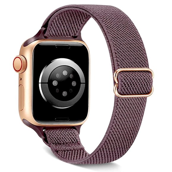 Apple Watch SLIM Nylon Band - BURGUNDY - 38mm/40mm/41mm - Picture 1 of 5
